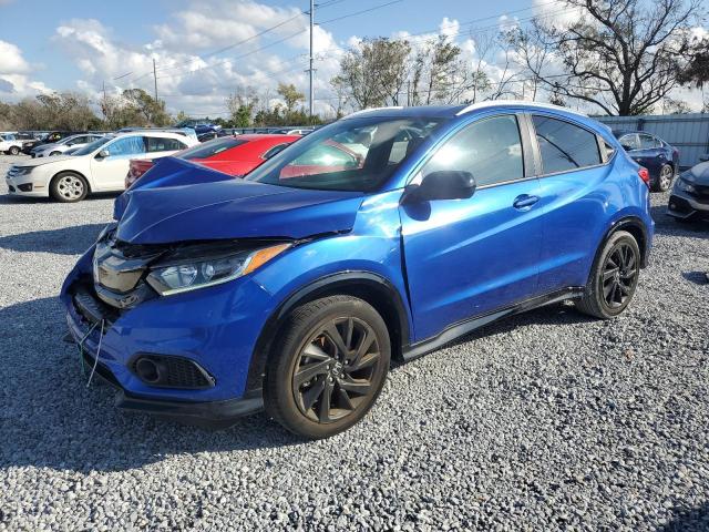 HONDA HR-V SPORT 2021 blue  gas 3CZRU5H11MM706333 photo #1