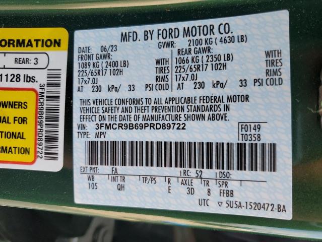 2023 FORD BRONCO SPO - 3FMCR9B69PRD89722