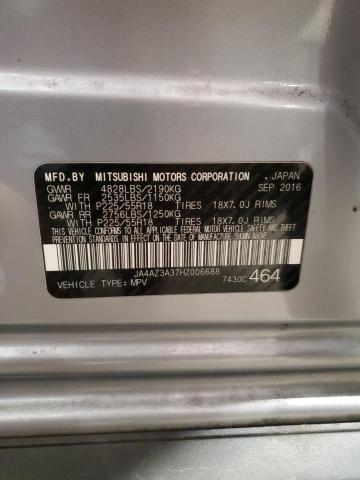 2017 MITSUBISHI OUTLANDER - JA4AZ3A37HZ006688