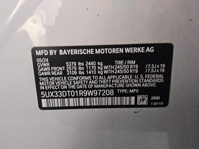 VIN 5UX33DT01R9W97208 2024 BMW X4 no.13