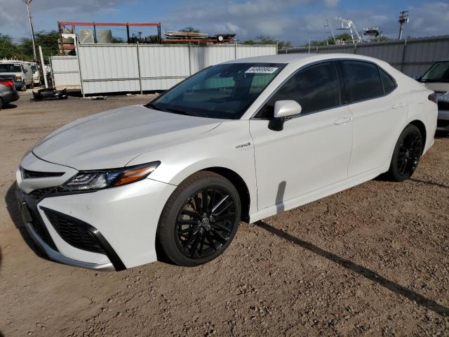 TOYOTA CAMRY XSE 2021 white  Hybrid 4T1K31AK0MU554090 photo #1