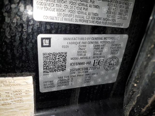 2020 GMC SIERRA K15 - 1GTU9CED8LZ213718