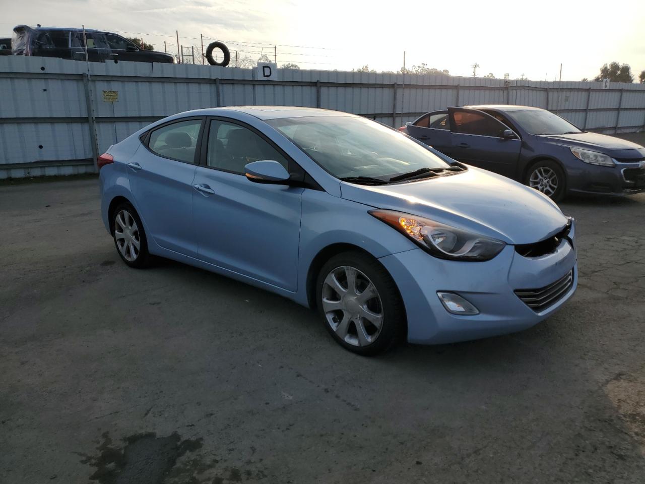 Lot #3029402738 2012 HYUNDAI ELANTRA GL