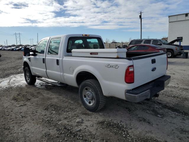 FORD F250 SUPER 2008 white crew pic gas 1FTSW21Y28EB35230 photo #3