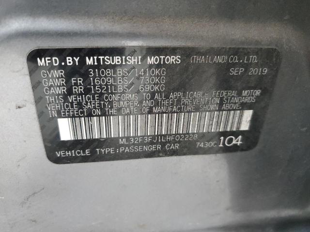 2020 MITSUBISHI MIRAGE G4 - ML32F3FJ1LHF02228