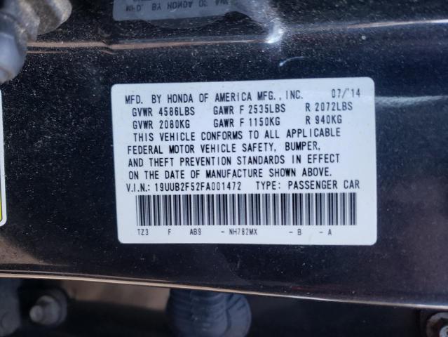 2015 ACURA TLX TECH - 19UUB2F52FA001472