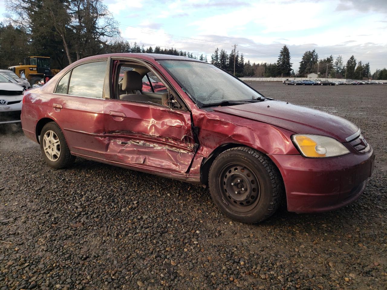 Lot #3033485153 2002 HONDA CIVIC LX