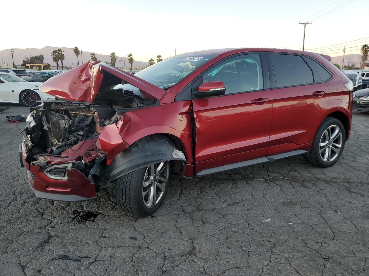 Lot #3028250806 2015 FORD EDGE SPORT