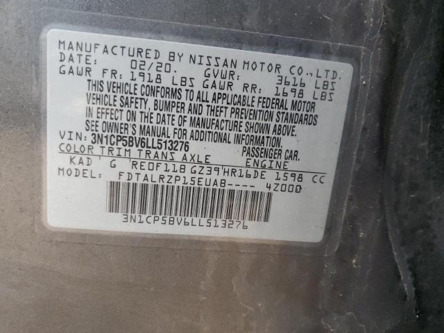 2020 NISSAN KICKS S - 3N1CP5BV6LL513276