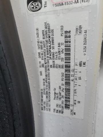 2019 FORD FIESTA S - 3FADP4AJ2KM128807