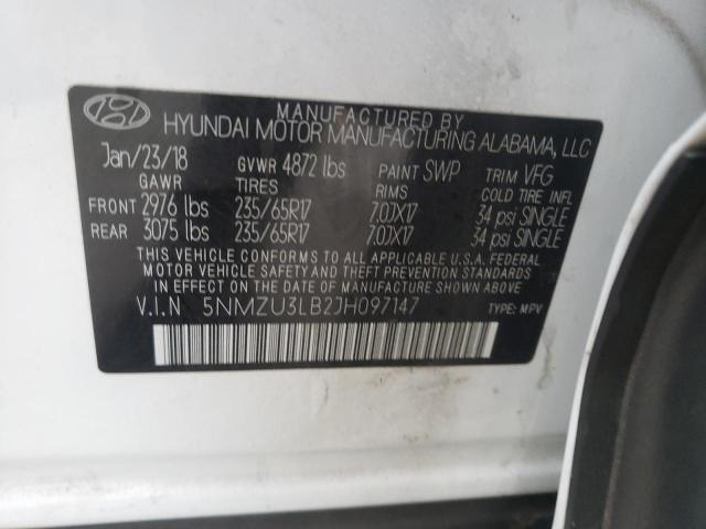 2018 HYUNDAI SANTA FE S - 5NMZU3LB2JH097147