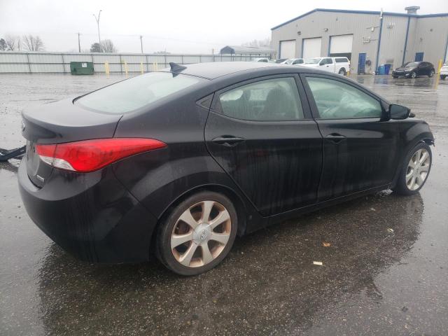 HYUNDAI ELANTRA GL 2012 black  gas KMHDH4AE5CU309743 photo #4