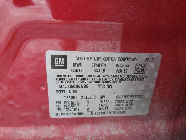 VIN KL4CJ1SM5KB712280 2019 BUICK ENCORE no.13