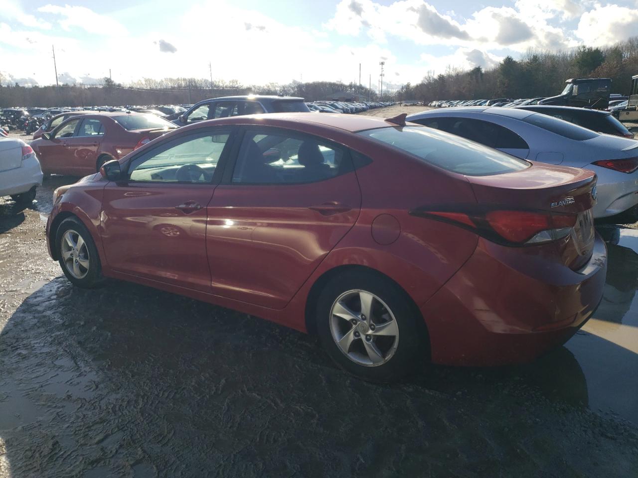 Lot #3027034803 2014 HYUNDAI ELANTRA SE