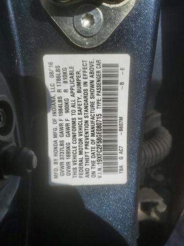 2016 HONDA CIVIC LX - 19XFC2F58GE080715