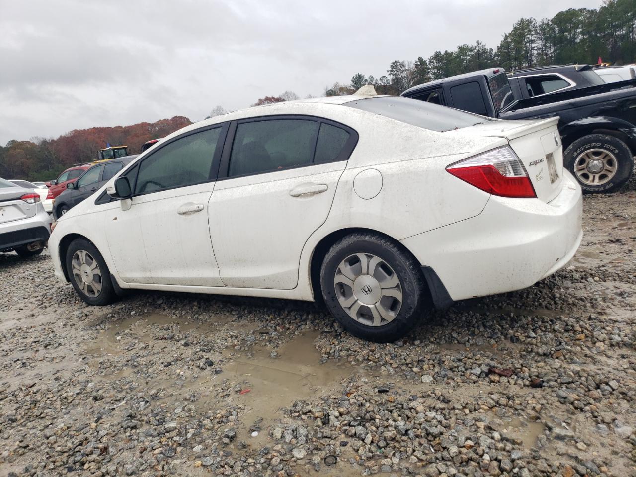 Lot #3033119990 2012 HONDA CIVIC HYBR