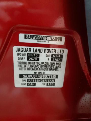 2015 JAGUAR XF 3.0 SPO SAJWJ0FF0F8U72195