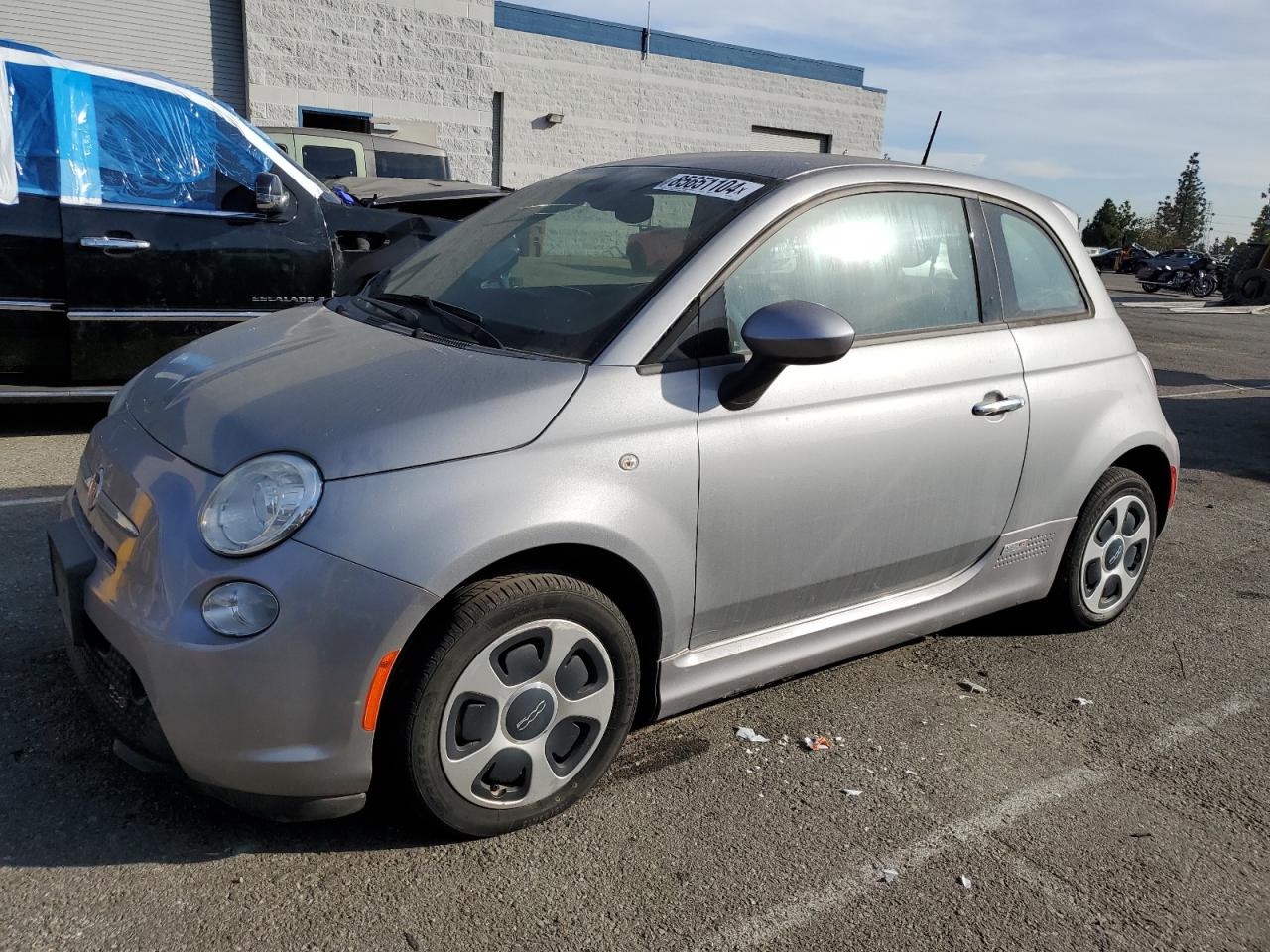 Lot #3034349099 2016 FIAT 500 ELECTR