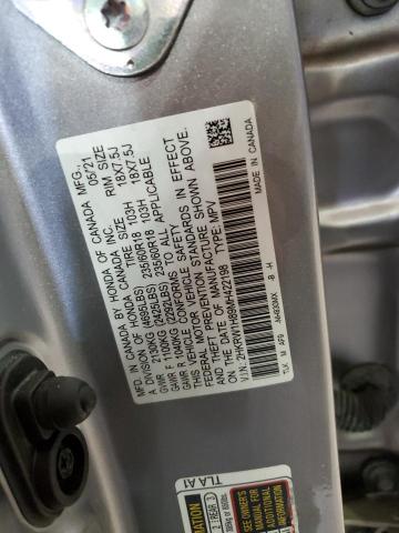 2021 HONDA CR-V EXL - 2HKRW1H89MH422198