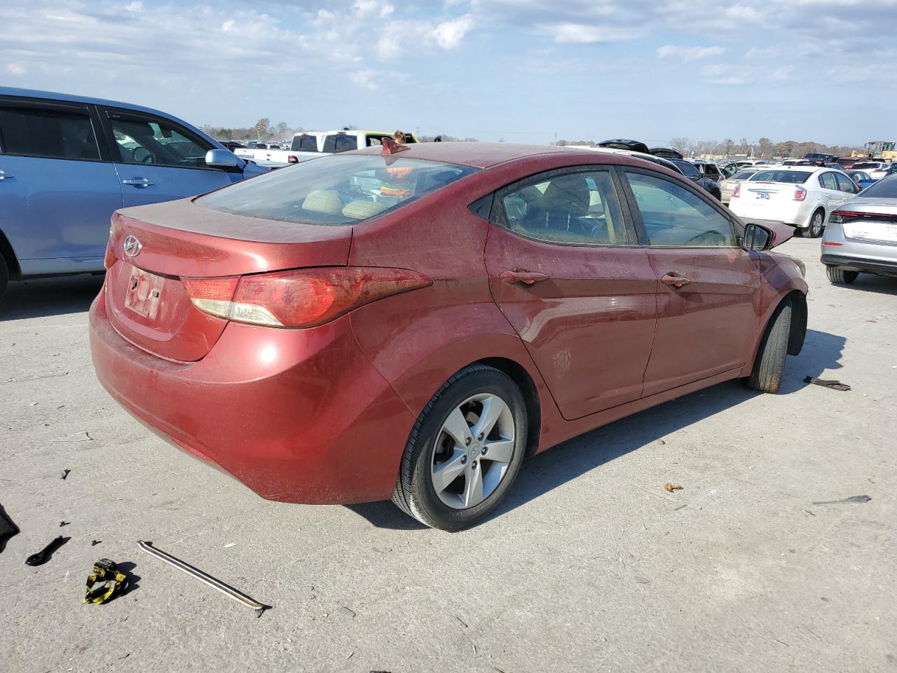 Lot #3027047803 2011 HYUNDAI ELANTRA GL