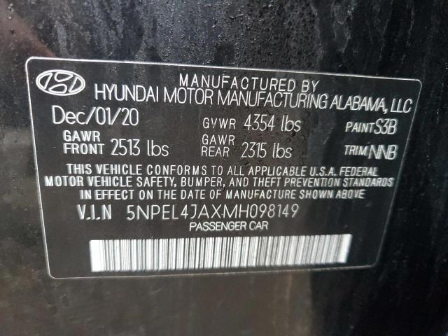 2021 HYUNDAI SONATA SEL - 5NPEL4JAXMH098149