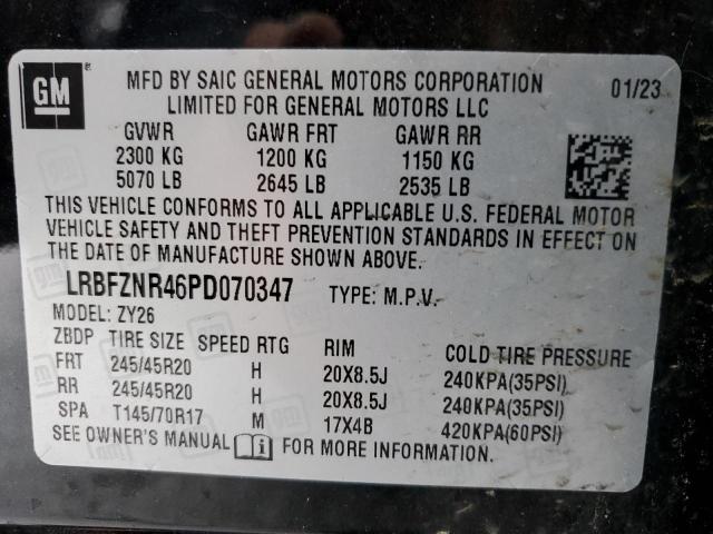 VIN LRBFZNR46PD070347 2023 BUICK ENVISION no.13