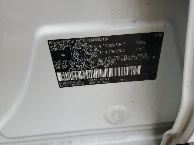 2017 TOYOTA RAV4 LE - JTMZFREV7HJ704975