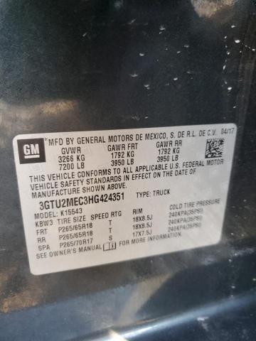 2017 GMC SIERRA K15 - 3GTU2MEC3HG424351