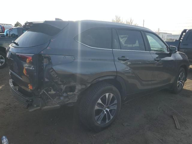 TOYOTA HIGHLANDER 2024 gray  hybrid engine 5TDKBRCH8RS143667 photo #4