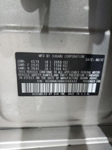 2017 SUBARU LEGACY 2.5 - 4S3BNAC66H3068443