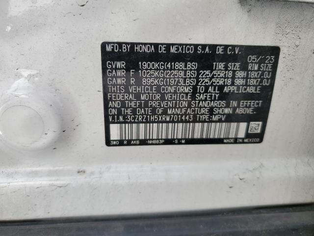 2024 HONDA HR-V SPORT - 3CZRZ1H5XRM701443