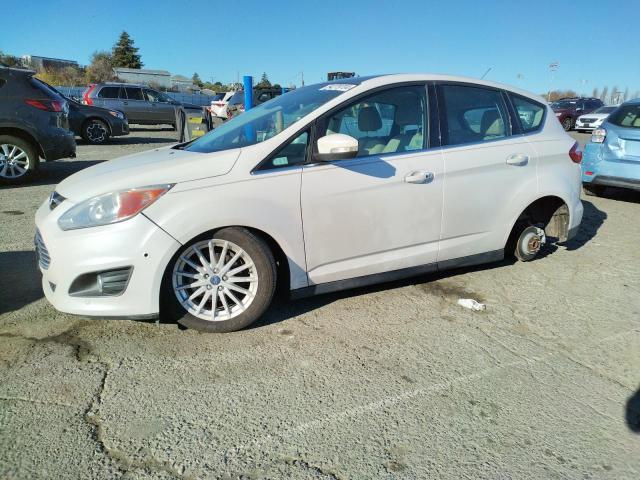 FORD C-MAX SEL 2013 white  hybrid engine 1FADP5BU0DL552697 photo #1