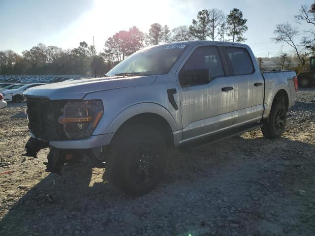 FORD F150 STX 2024 silver  gas 1FTFW2L57RFB68238 photo #1