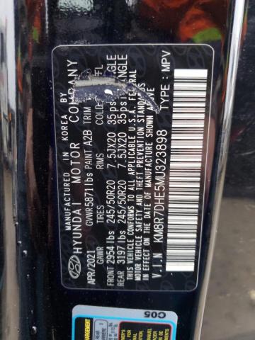 2021 HYUNDAI PALISADE C - KM8R7DHE5MU323898