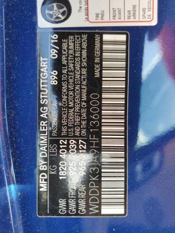 2017 MERCEDES-BENZ SLC 300 - WDDPK3JA9HF136000