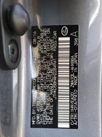 2017 LEXUS CT 200 JTHKD5BH4H2284941