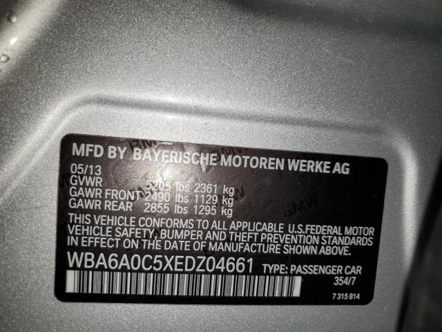 VIN WBA6A0C5XEDZ04661 2014 BMW 6 SERIES no.12