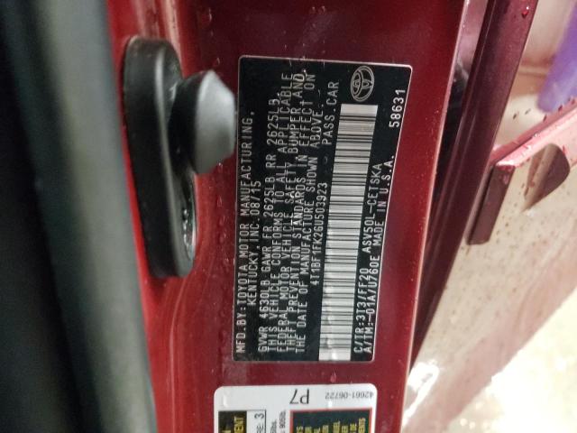 2016 TOYOTA CAMRY LE - 4T1BF1FK2GU503923