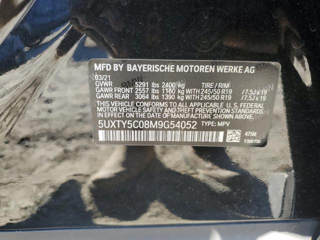 2021 BMW X3 XDRIVE3 - 5UXTY5C08M9G54052