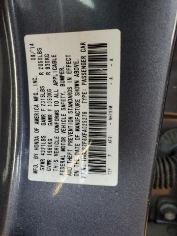 2015 HONDA ACCORD EXL - 1HGCR2F8XFA025276