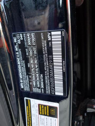 2021 MERCEDES-BENZ GLE AMG 53 4JGFB6BB3MA442918