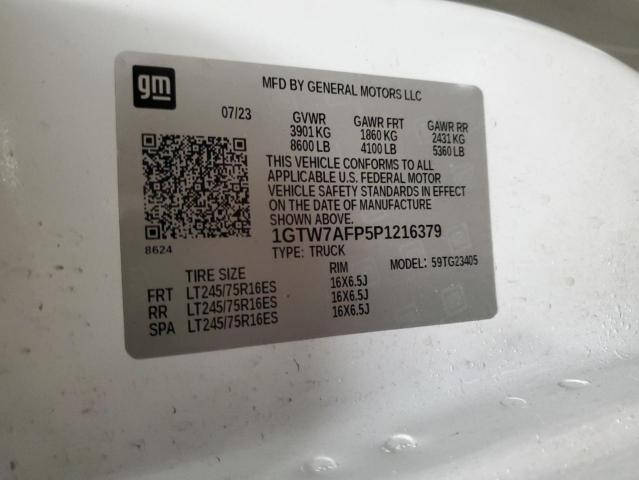 2023 GMC SAVANA G25 1GTW7AFP5P1216379