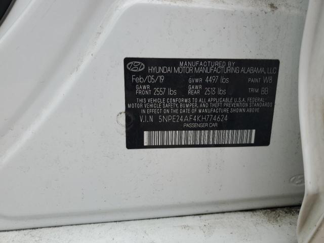 2019 HYUNDAI SONATA SE - 5NPE24AF4KH774624
