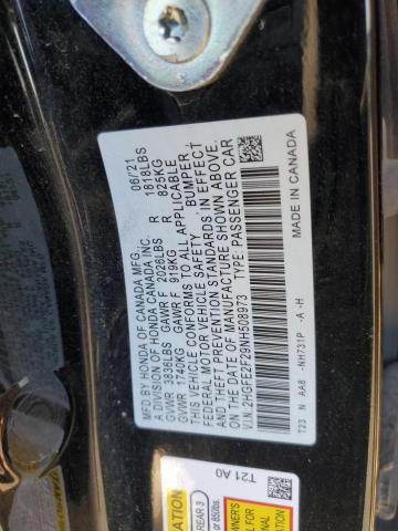 2022 HONDA CIVIC 4D E 2HGFE2F29NH508973