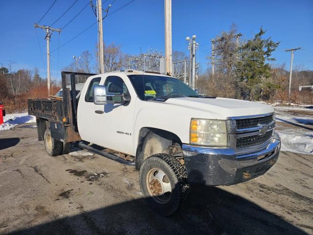 CHEVROLET SILVERADO 2008 white 4dr ext diesel 1GBJK39648E200759 photo #3