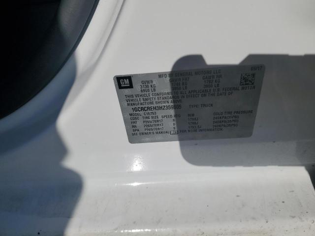 2017 CHEVROLET 1500 SILVE - 1GCRCREH3HZ359805