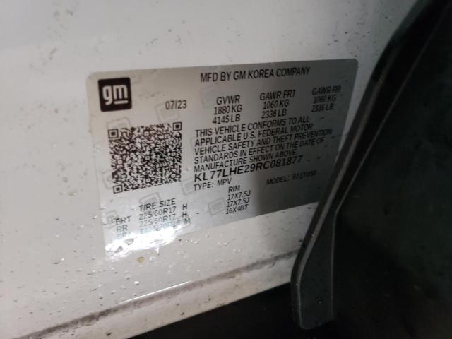 2024 CHEVROLET TRAX 1LT - KL77LHE29RC081877