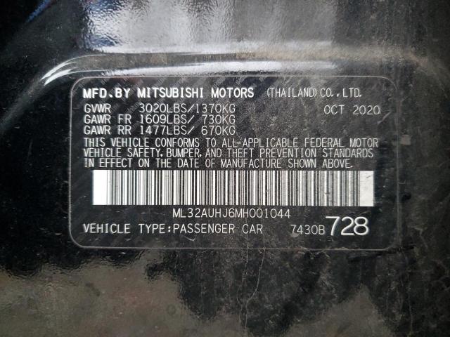 2021 MITSUBISHI MIRAGE ES - ML32AUHJ6MH001044