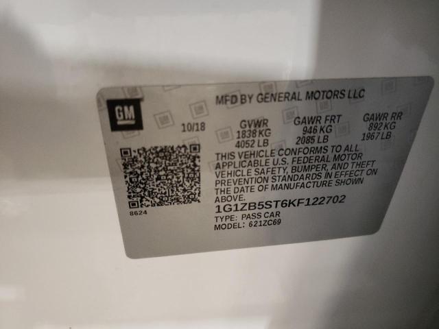 2019 CHEVROLET MALIBU LS - 1G1ZB5ST6KF122702