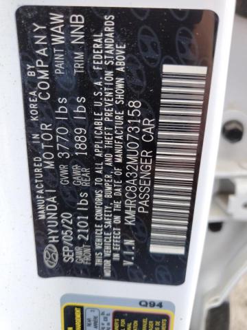 2021 HYUNDAI VENUE SEL - KMHRC8A32MU073158